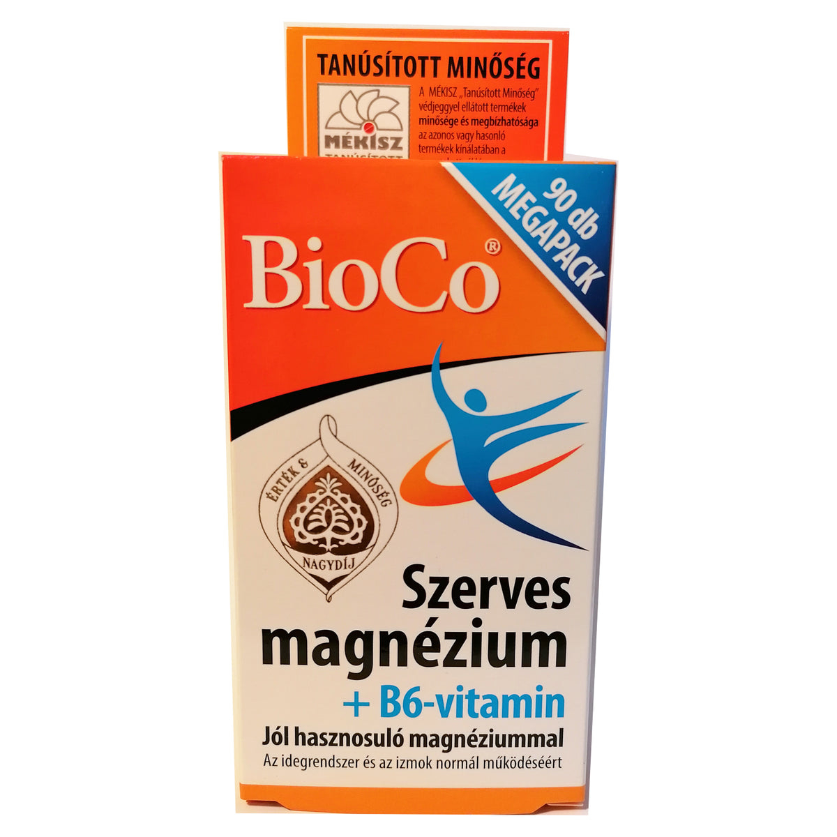 Magneziu organic + vitamina B6 90 tablete