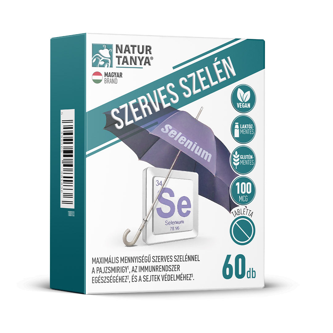 Seleniu organic – Formă organică de L-selenometionină cu biodisponibilitate ridicată și dozaj maxim 60 tablete