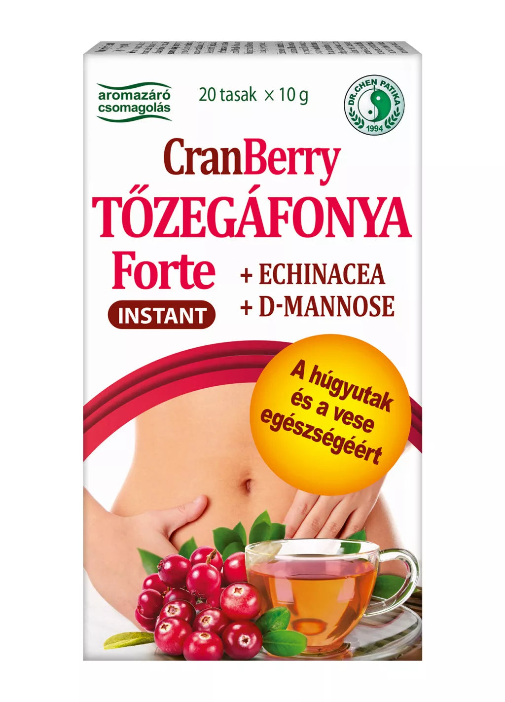 Cranberry Forte Instant cu D-Mannose – 15 plicuri | Sănătatea tractului urinar și rinichilor