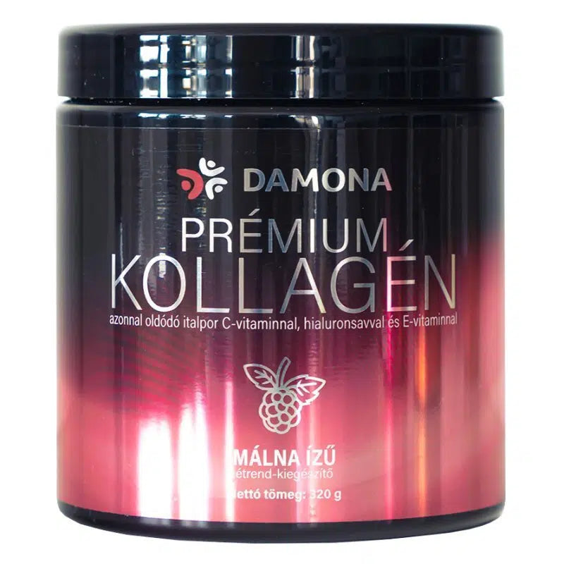 Colagen Premium Pudră Instant cu Aromă de Zmeură 320g