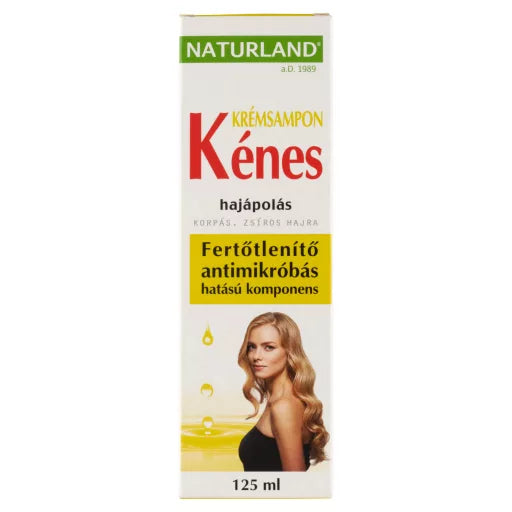 NATURLAND Șampon-cremă cu sulf pentru păr – 125 ml