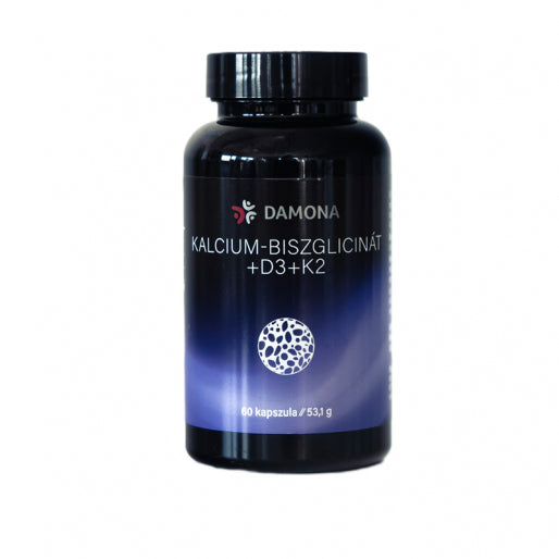 Calciu Bisglicinat + D3 + K2 (60 capsule) – Absorbție Maximă pentru Oase