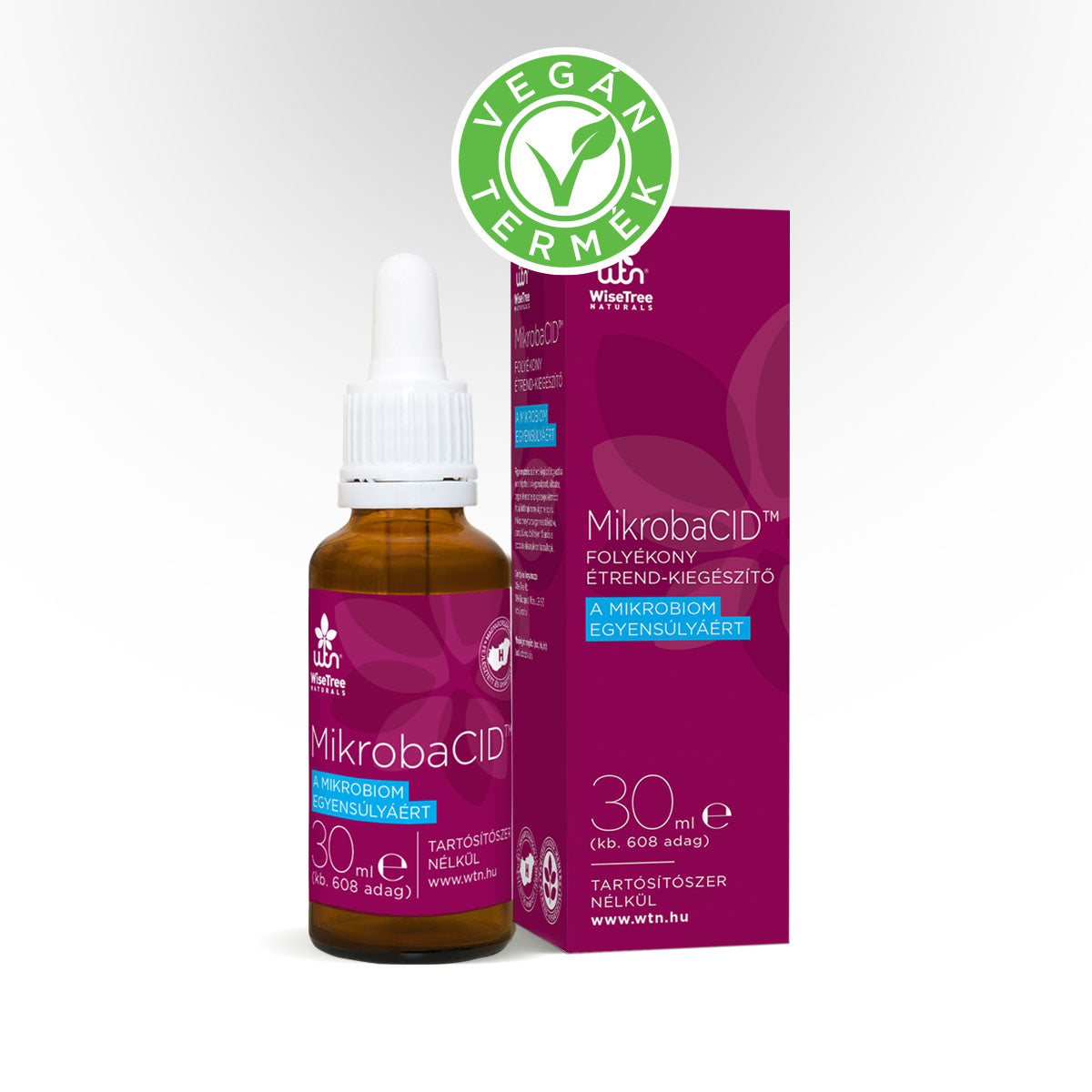 Soluție Purificare Microbiom WTN MikrobaCID™ – 30 ml | Complex Natural Antibiofilm și Antimicrobian