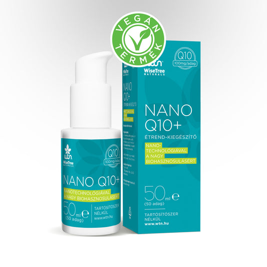 Nano Q10+ Lichid – Coenzima Q10 Nanoemulsie Hidrosolubilă, Fără Polisorbați, 100mg / Doză | 50ml