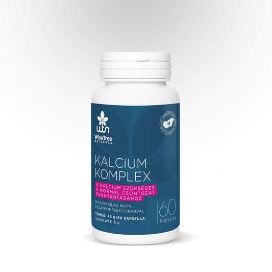 Complex Calciu Organic – Bisglicinat + Malat, 60 Capsule | Fără Carbonat de Calciu