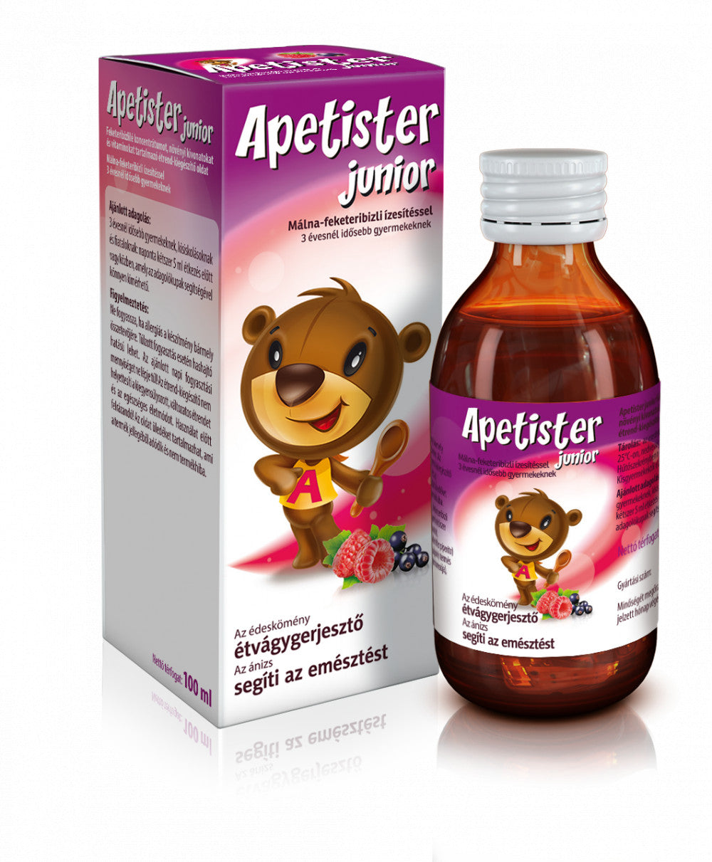 Apetister Junior – Sirop pentru copii cu plante și vitamine – 100 ml
