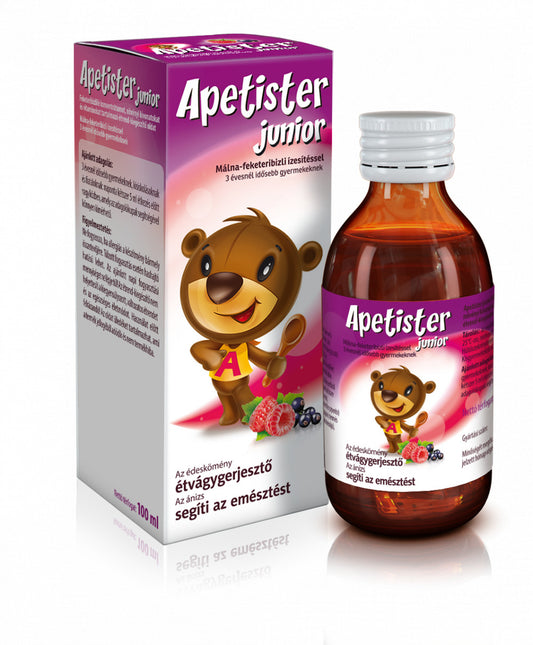 Apetister Junior – Sirop pentru copii cu plante și vitamine – 100 ml
