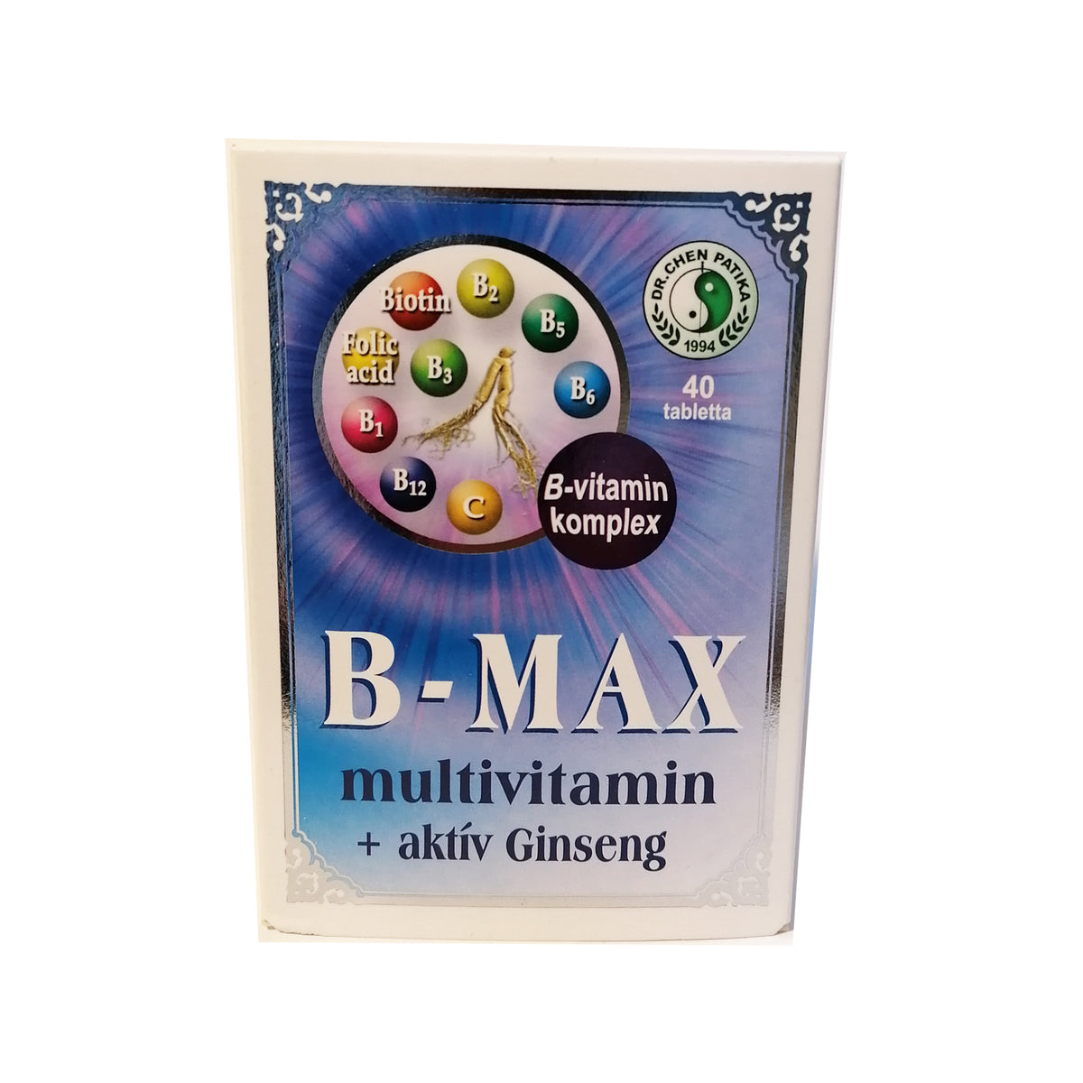 B-max multivitamine + ginseng 40 tabl.