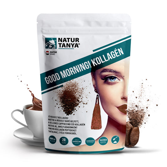 Bună dimineața! Cappuccino cu colagen - peptide de colagen de pește și bovină, biotină, vitamina C și zinc bisglicinat 320g