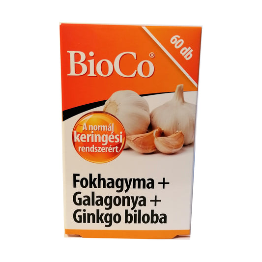 Capsula de usturoi, paducel si ginkgo biloba 60 capsule