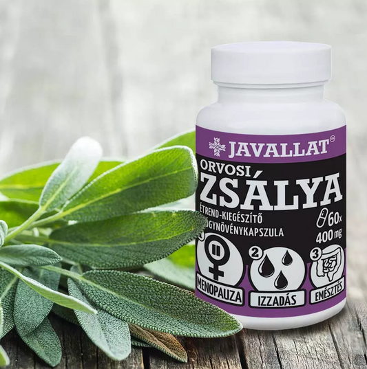 Capsule cu Salvie, realizat din plante medicinale de înaltă calitate, testate și verificate, 60buc