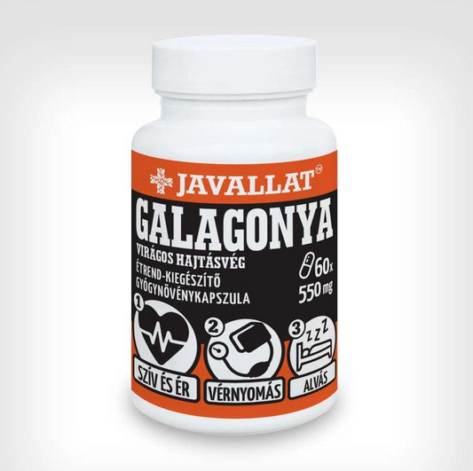 Capsule cu Varfuri inflorite de Paducel 550 mg, 60 capsule