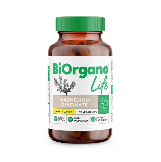 Capsule de Glicinat de Magneziu. 90 capsule