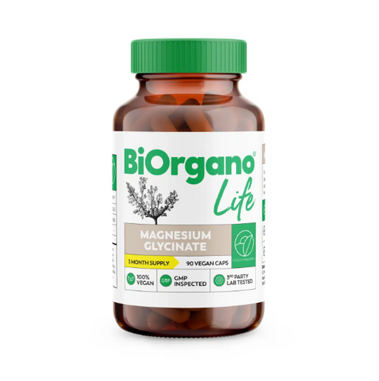 Capsule de Glicinat de Magneziu. 90 capsule