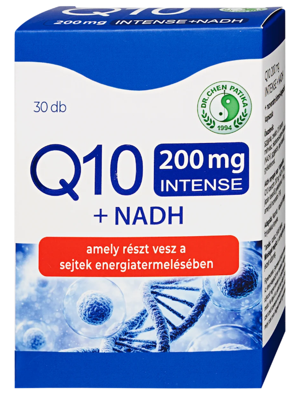 Coenzima Q10 200 mg + NADH + Resveratrol – 30 capsule | Energie celulară & Sănătate cardiovasculară