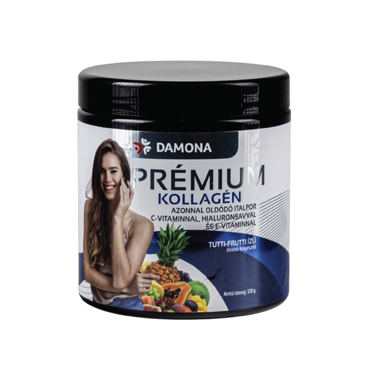 Collagen Premium Pudră Instant Dizolvabil Gust de TuttiFrutti (320g)