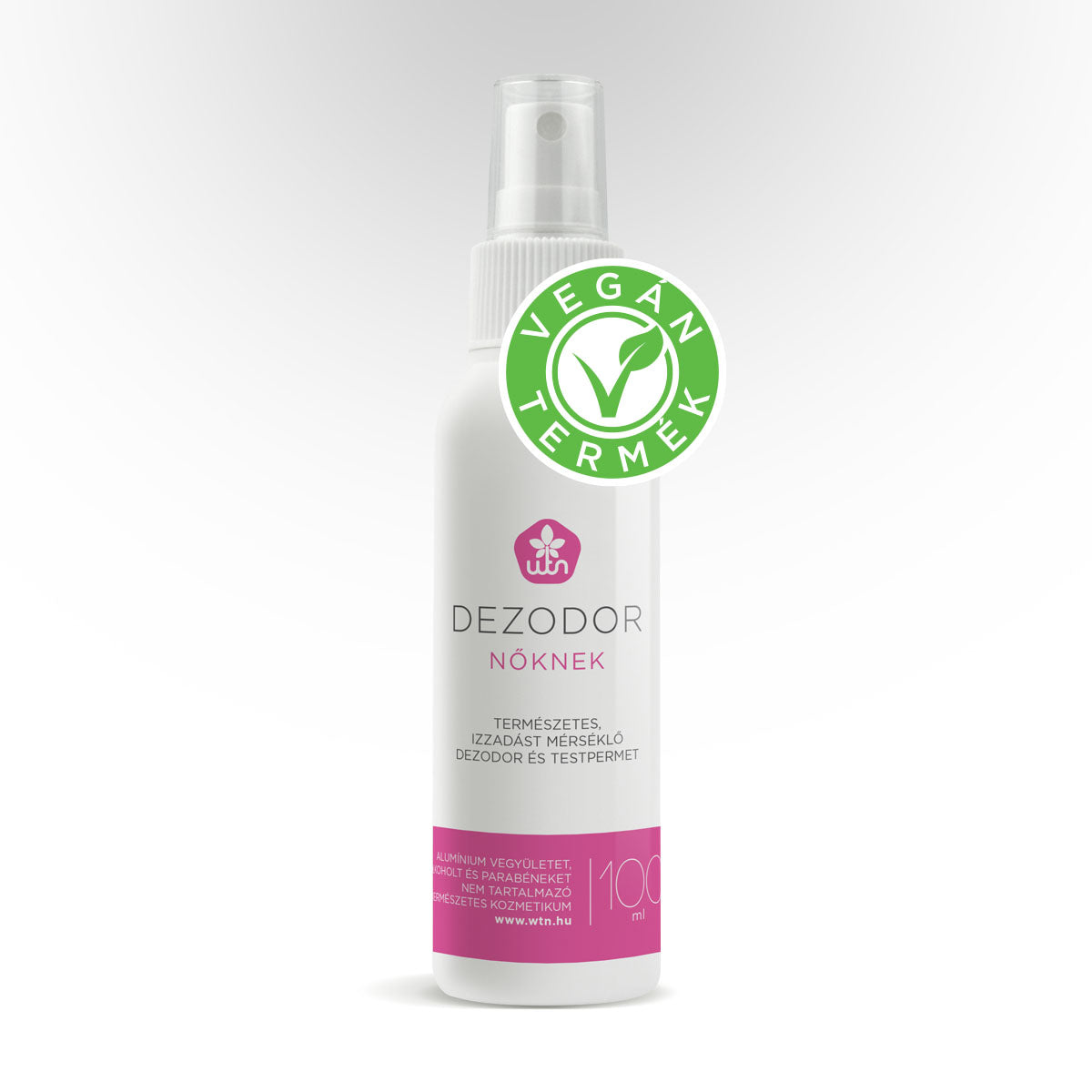 Dezodorant Natural Spray WTN fără Aluminiu pentru Femei – 100 ml | Protecție Delicată cu Aloe Vera și Vitamina E