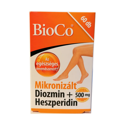 Diosmin micronizat + hesperidin 500mg 60 tablete