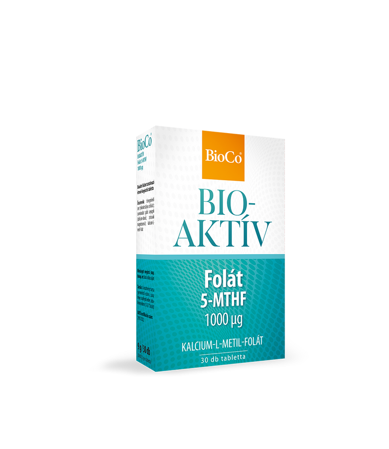 Folat Bioactiv 5-MTHF 1000 mcg, 30 tablete