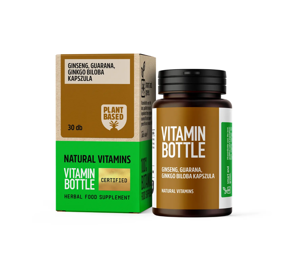 Ginseng + Guarana + Ginkgo biloba 30 caps.