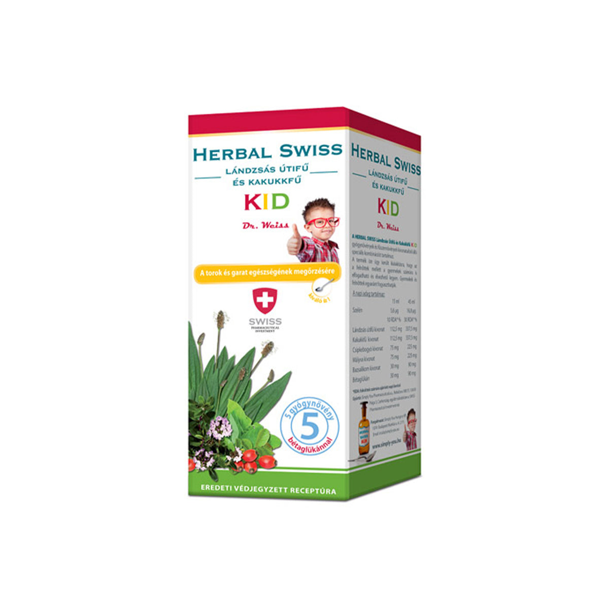 Herbal Swiss sirop pentru copii 150ml