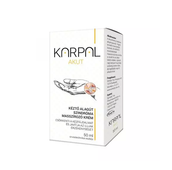 Karpal Akut Forte Crema de masaj pentru tratamentul sindromului de tunel carpian 50ml