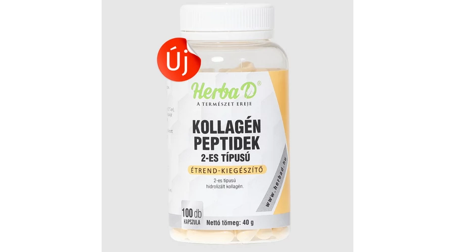 Herba-D Peptide de colagen tip II – 30 capsule