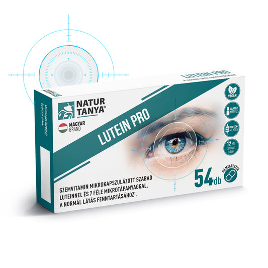 Lutein Pro - Vitamine pentru ochi cu luteină liberă microcapsulată + 7 nutrienți pentru vedere 54 tablete