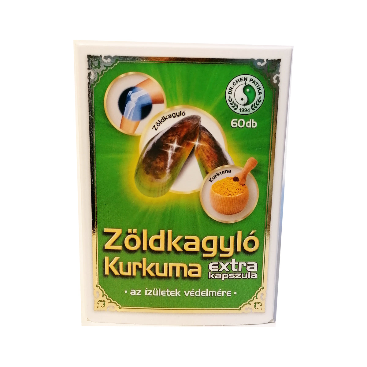 Midii verzi cu curcuma extra 60 caps.