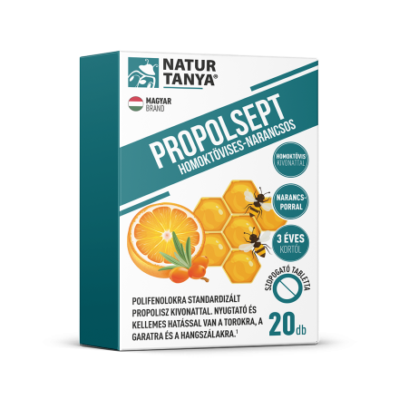 Natur Tanya PROPOLSEPT Cătină & Portocală – 20 comprimate