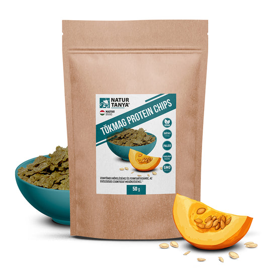 Natur Tanya Protein Chips cu Semințe de Dovleac – 50 g