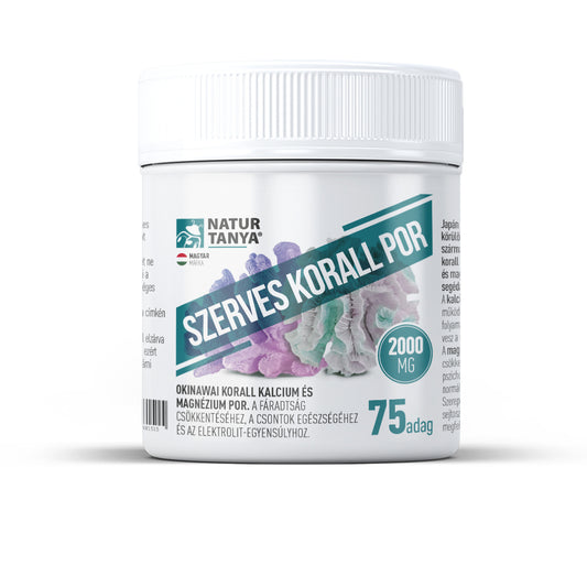 Pulbere de coral organică - cu calciu și magneziu de origine corală din Okinawa 150g