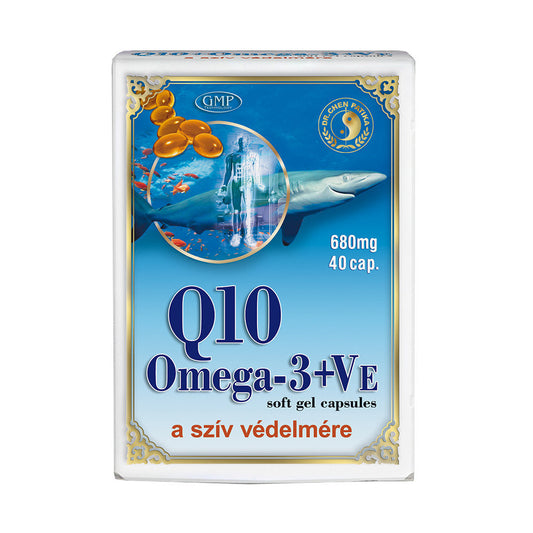 Q10 Omega-3 + Vitamina E 40 caps.