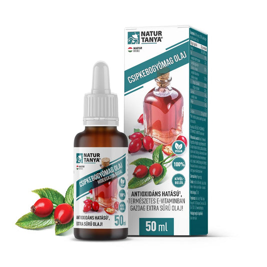 Ulei de semințe de măceșe presat la rece - Un ulei extra dens, bogat în vitamina E naturală, cu efect antioxidant!