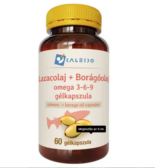 Ulei de Somon + Ulei de Borago Omega 3-6-9 – 60 capsule gel