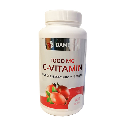 Vitamina C 1000 mg   măceșe 25mg 100 tabl.