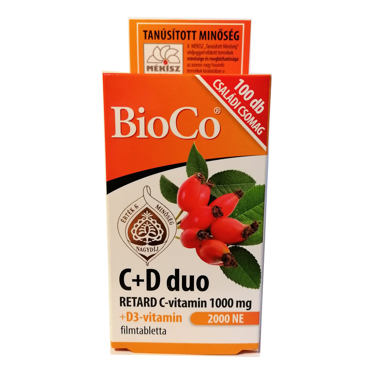 Vitamina C 1000mg + vitamina D 2000UI 100 tablete
