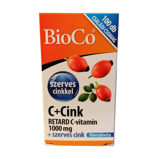 Vitamina C 1000mg + Zinc organic 100 tablete