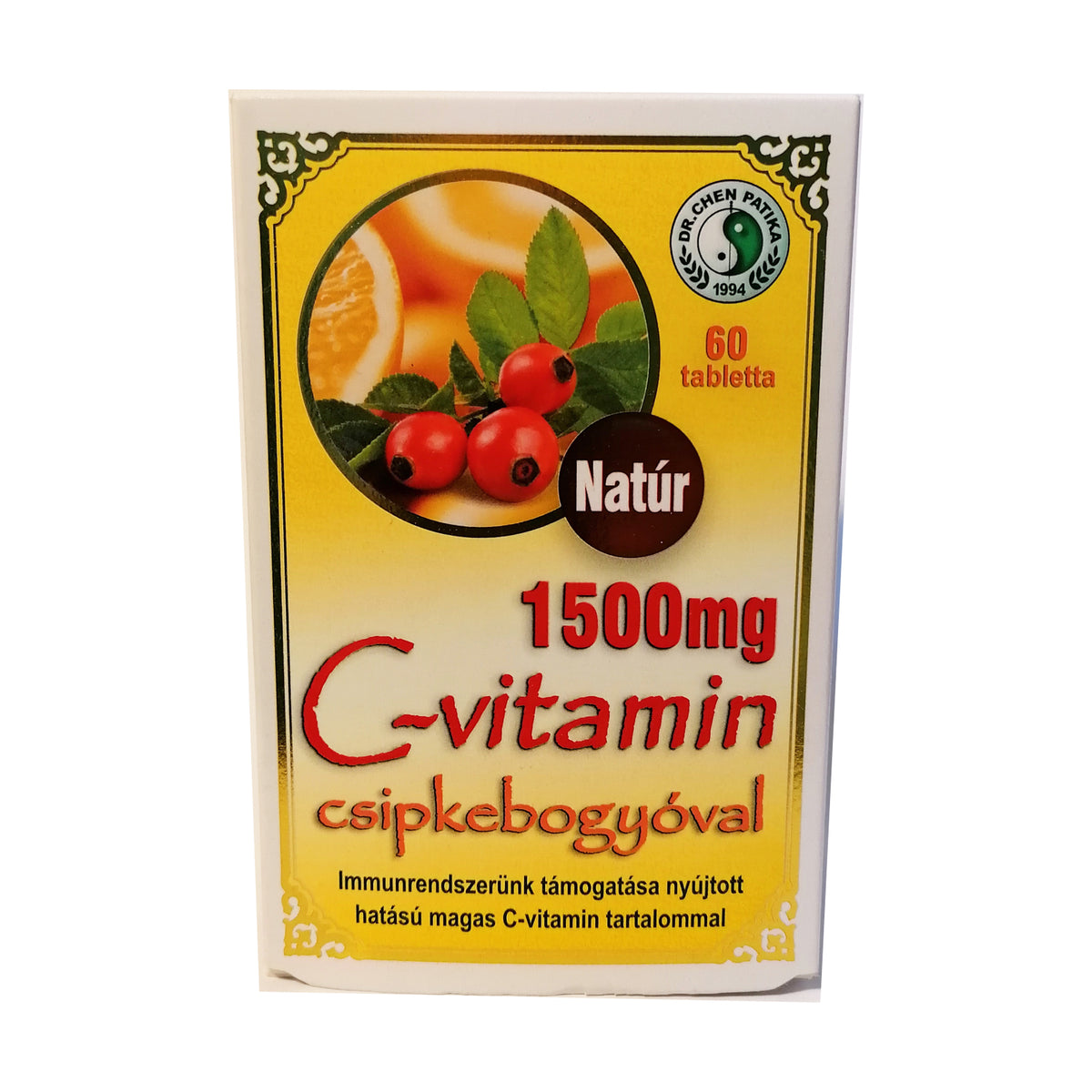 Vitamina C 1500mg cu măceșe 60 tabl.