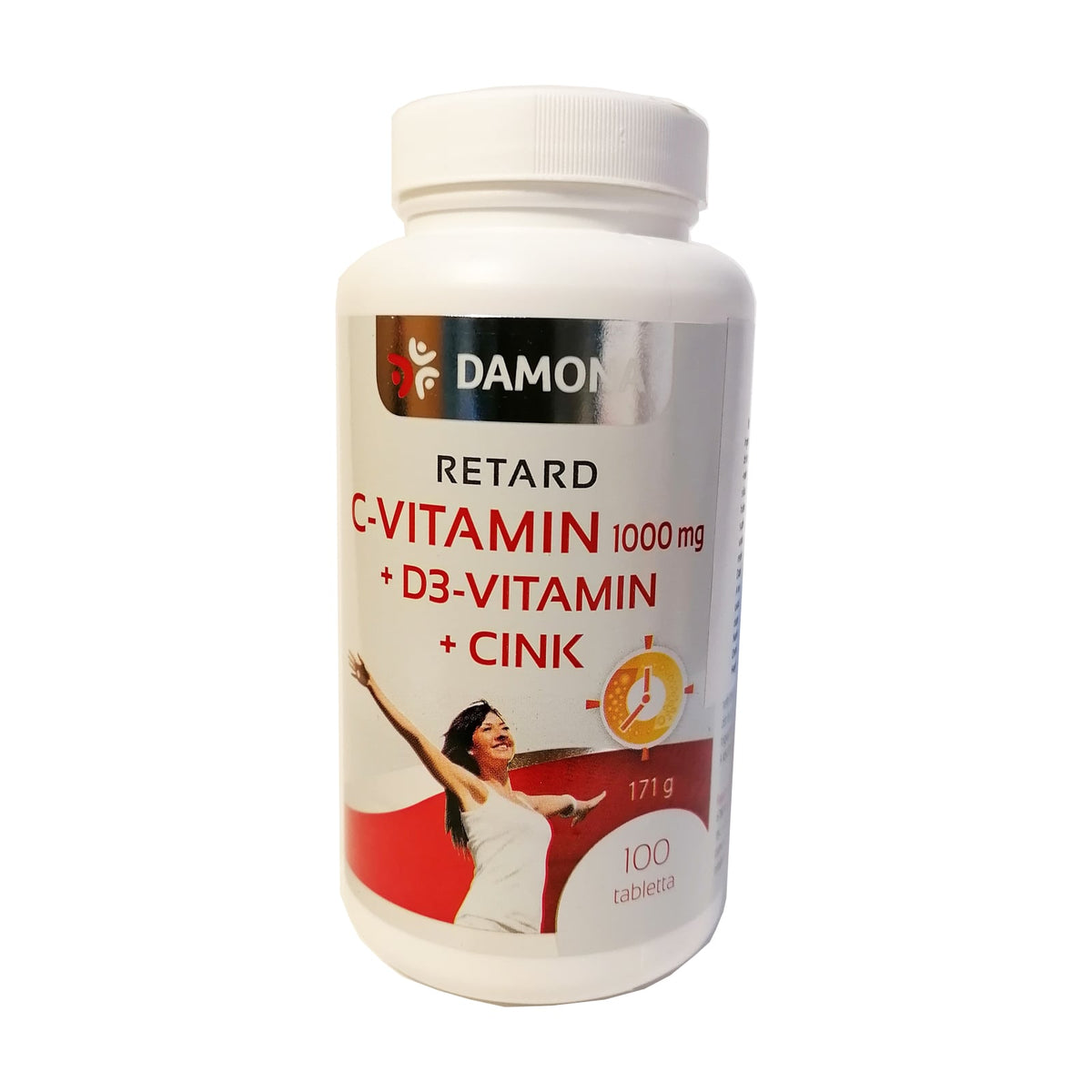 Vitamina C RETARD 1000mg + D3 + Zn 100 tab.