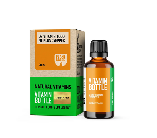 Vitamina D3 4000UI + Vitamina E picături 50ml